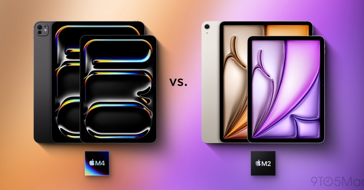 Read more about the article M4 iPad Pro vs. M2 iPad Air – 9to5Mac