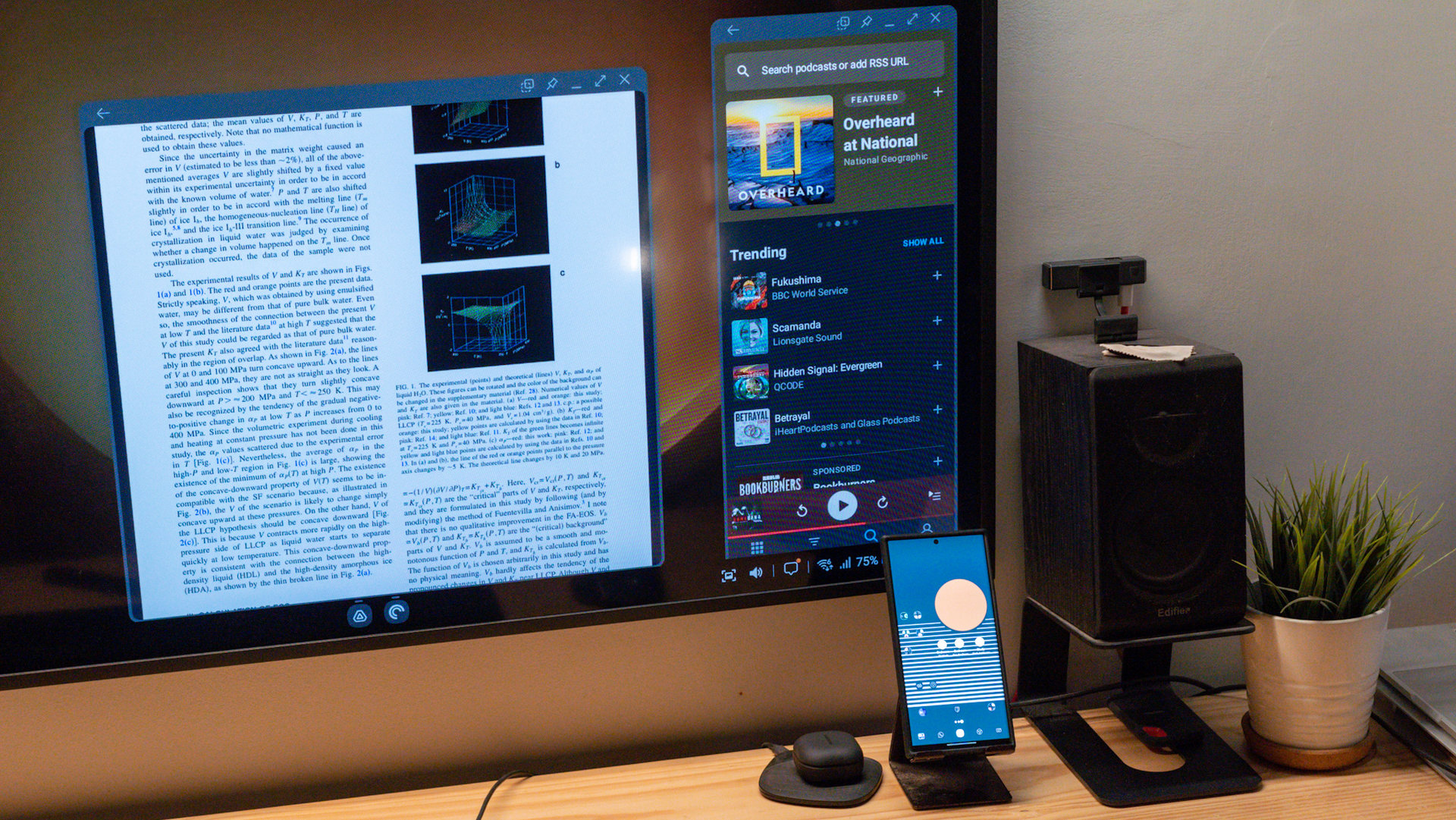 Samsung Wireless Dex Pocket Casts and Papers