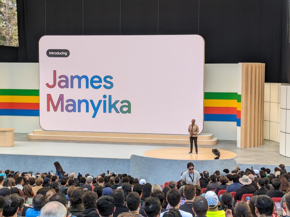 James Manica at Google I/O 2024 talks about AI ethics and responsibility.