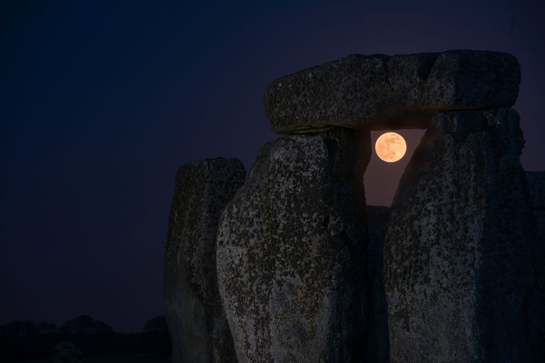 Stonehenge was built about 4,500 years ago.