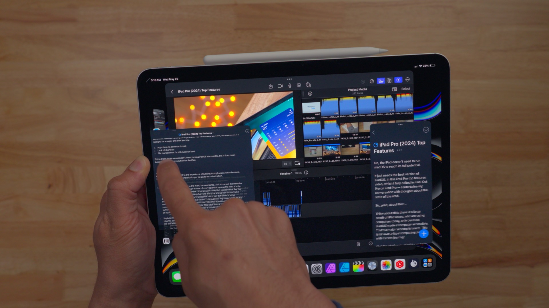 Multitask with the 13-inch iPad Pro