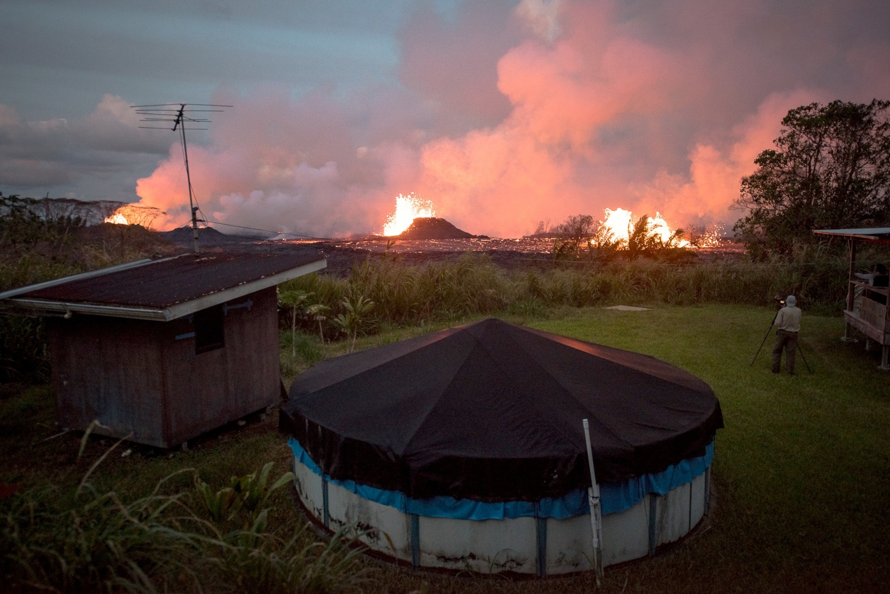 PHOTO: TOPSHOT-USA-VOLCANE-HAWAII