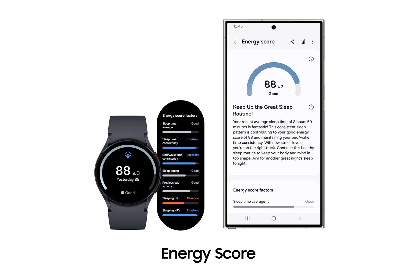 One UI 6 Watch beta new Energy Score feature