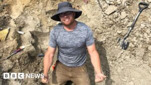 Read more about the article Dinosaur hunter stumbles upon million-dollar find – BBC News