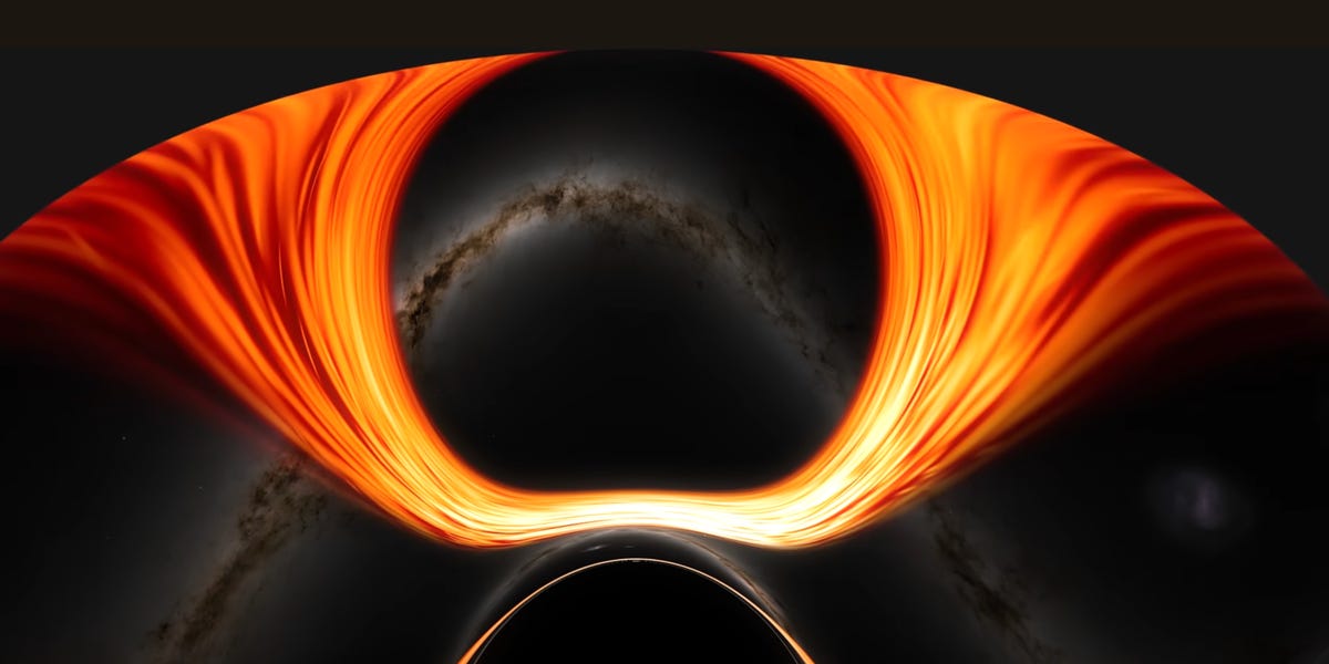 Read more about the article Falling into a black hole: NASA video shows what it looks like