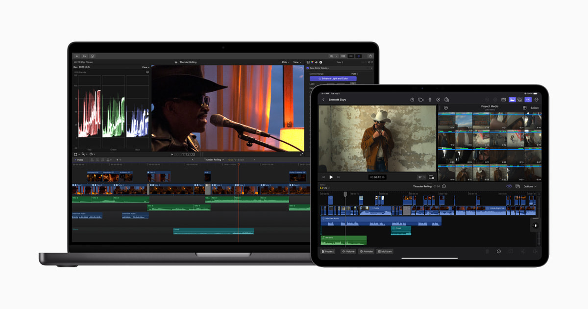 Read more about the article Final Cut Pro transforms video creation with Live Multicam on iPad and new AI features on Mac