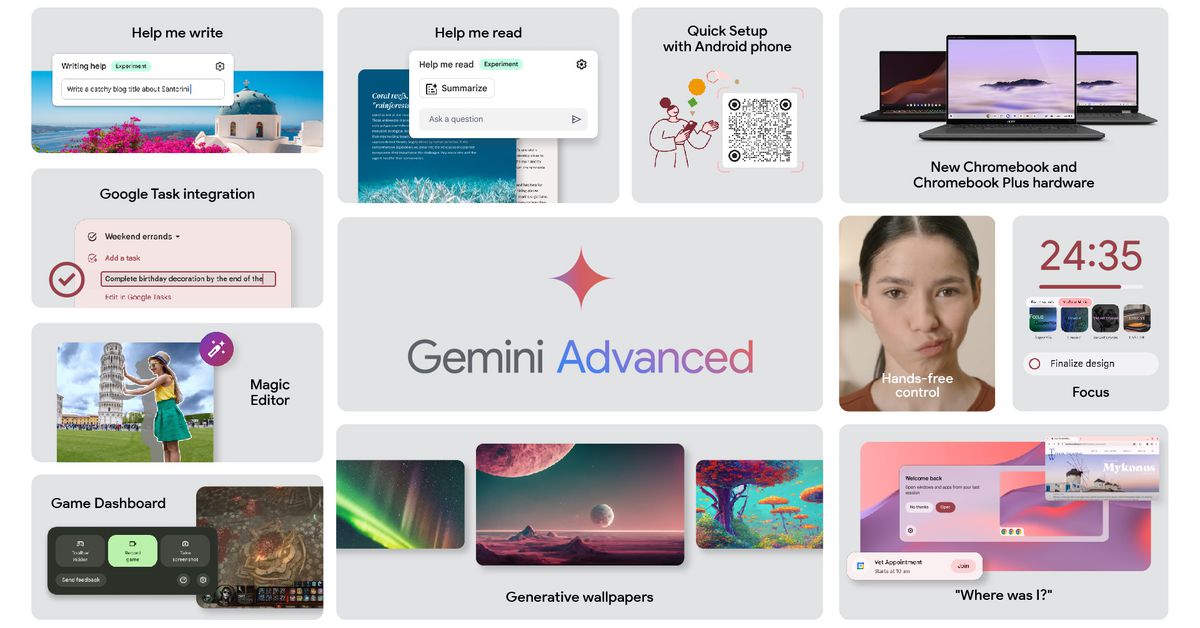 Read more about the article Google Gemini is here for Chromebook Plus