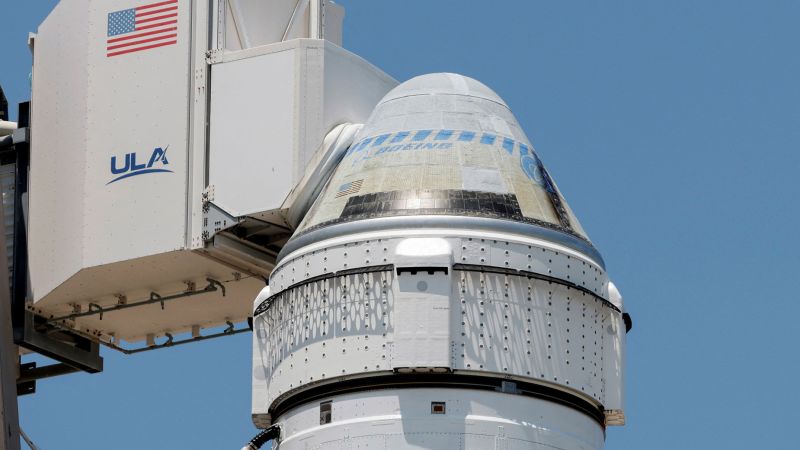 You are currently viewing Helium leak delays historic Boeing Starliner mission by at least another week |  CNN