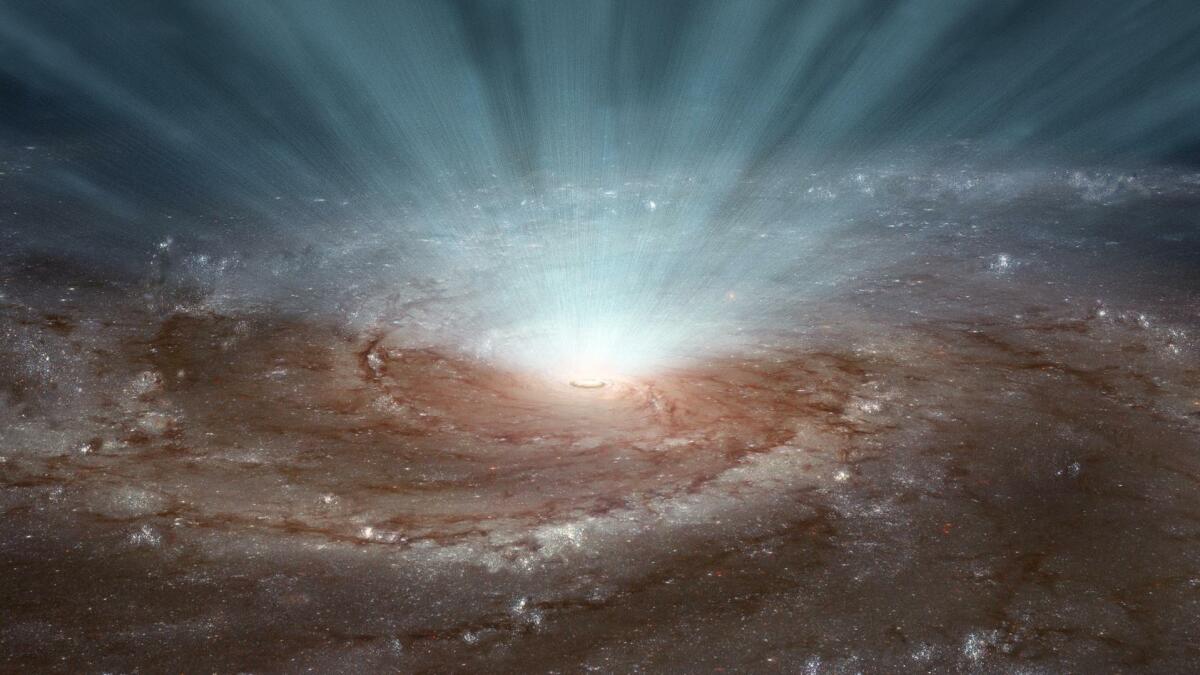 Read more about the article Scientists have discovered a colossal black hole near the dawn of time