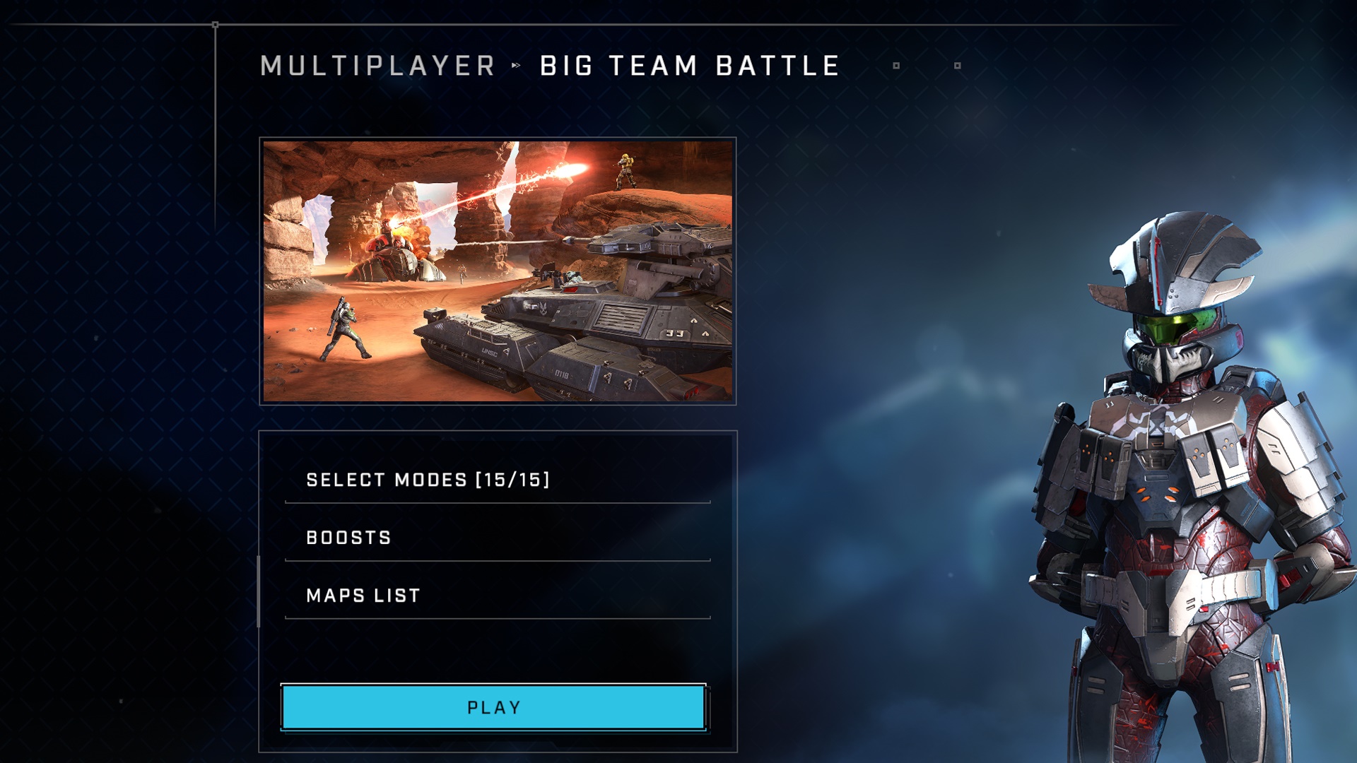 Screenshot of Halo Infinite Match Composer for BTB showing the number of modes selected