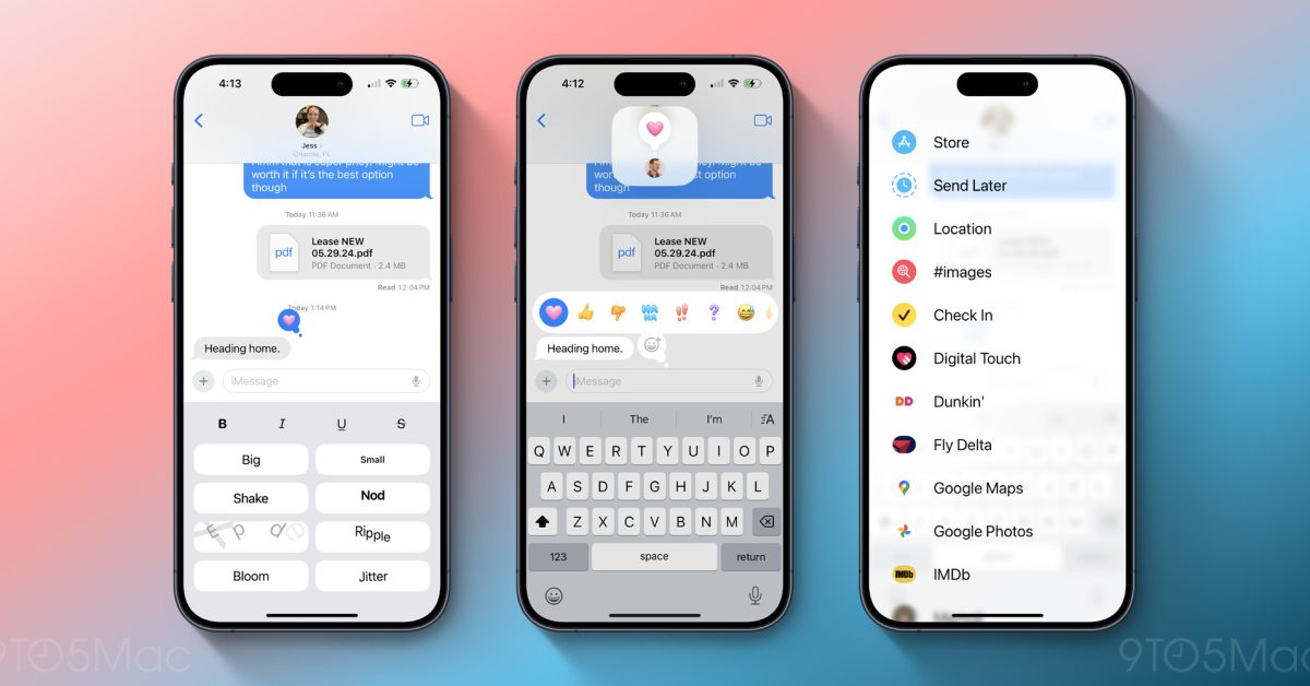 Read more about the article Here’s everything new coming to Messages in iOS 18 – 9to5Mac