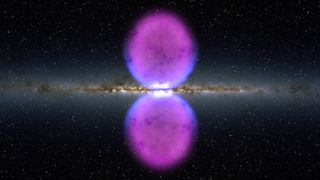 Giant Fermi bubbles are only visible in gamma rays.  Where did they come from?