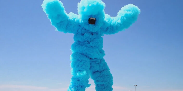 Read more about the article Runway’s latest AI video generator brings giant cotton candy monsters to life