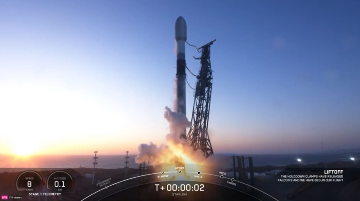 Read more about the article SpaceX launched the Falcon 9 rocket from Southern California