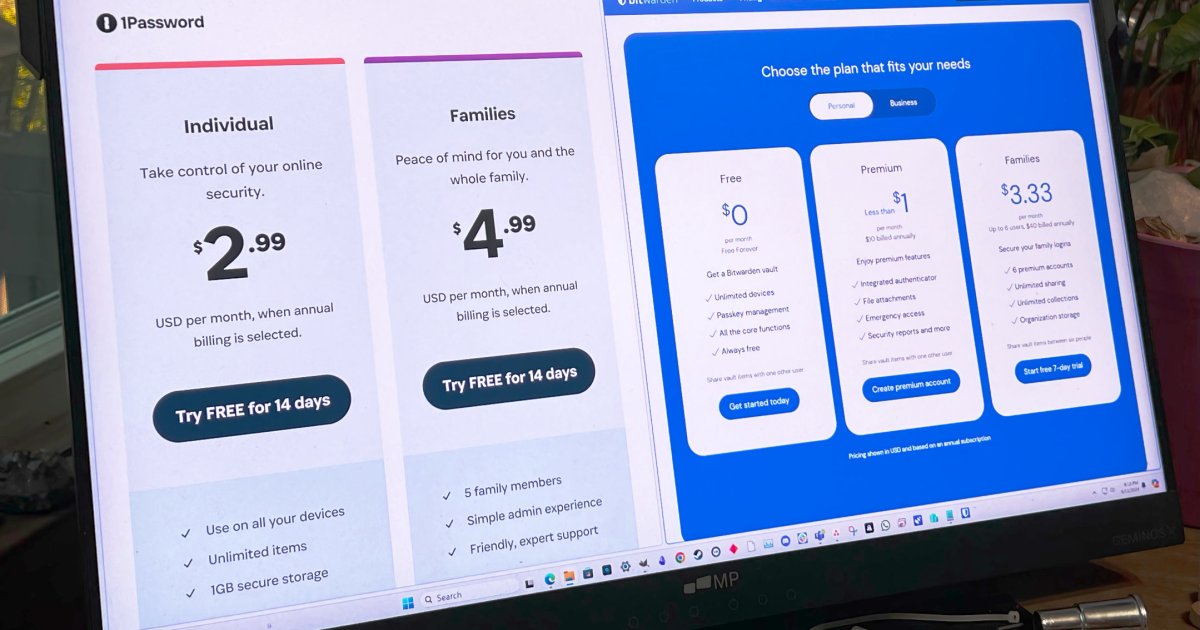 You are currently viewing 1Password vs. Bitwarden: The Best Premium Password Managers?  |  Digital trends