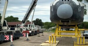 Read more about the article A Very Big Cargo: Space Shuttle Replica Lands in St. Cloud