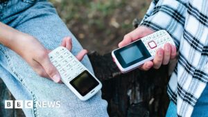 Read more about the article Adults and teens opt for dumb phones to curb social media addiction – BBC News