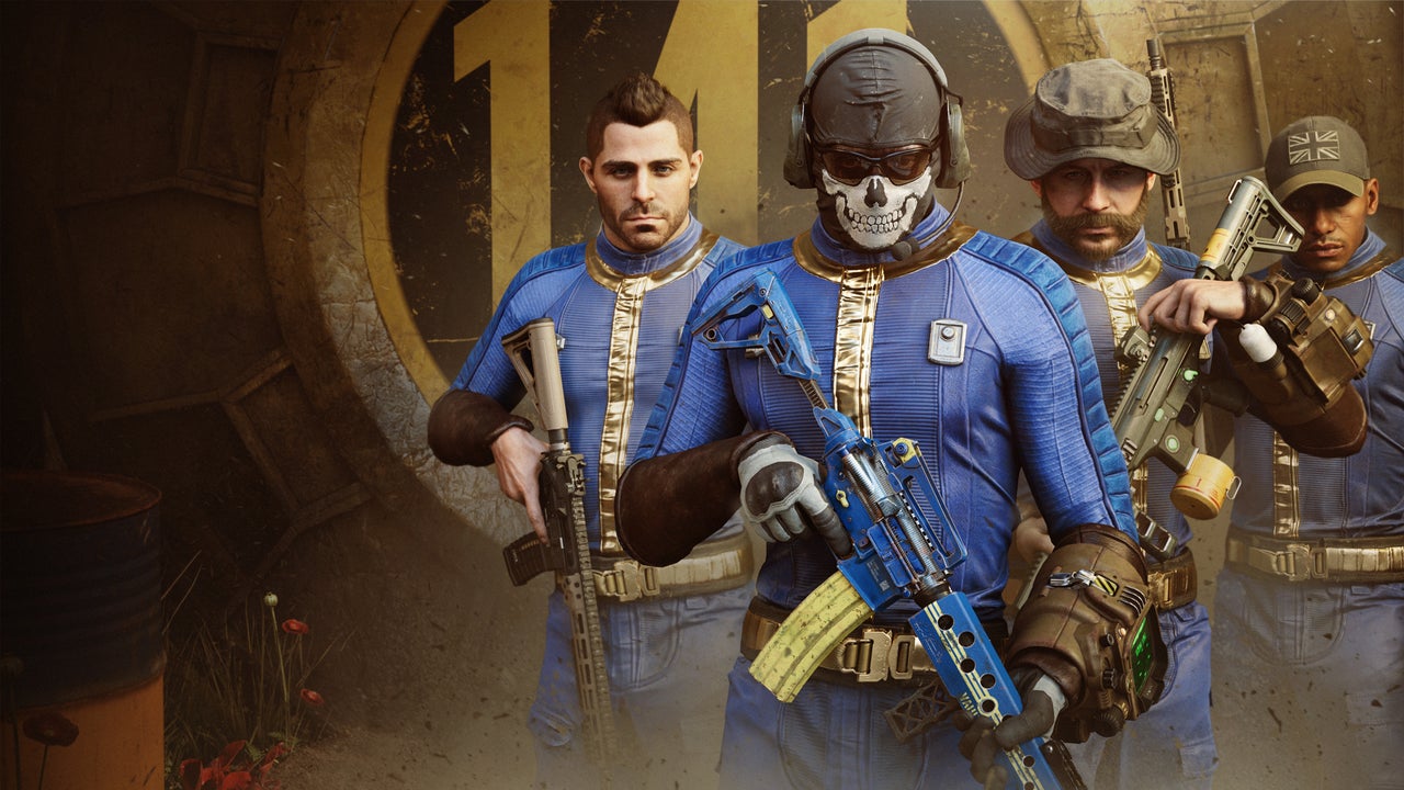 You are currently viewing Call of Duty’s Fallout Crossover Dresses Price, Ghost, Soap, and Gaz in Vault Dweller Skins – IGN