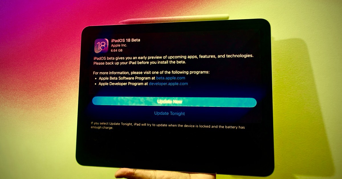 Read more about the article How to download iPadOS 18 on your iPad right now |  Digital trends