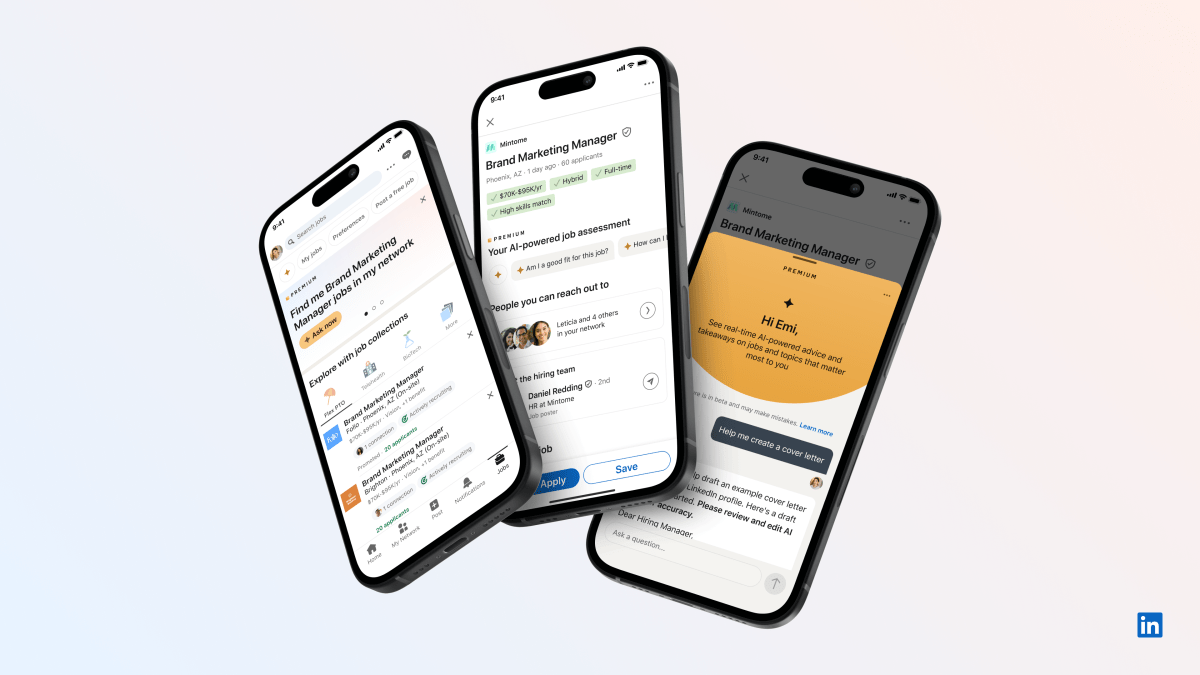 Read more about the article LinkedIn relies on AI to do the job hunting |  TechCrunch