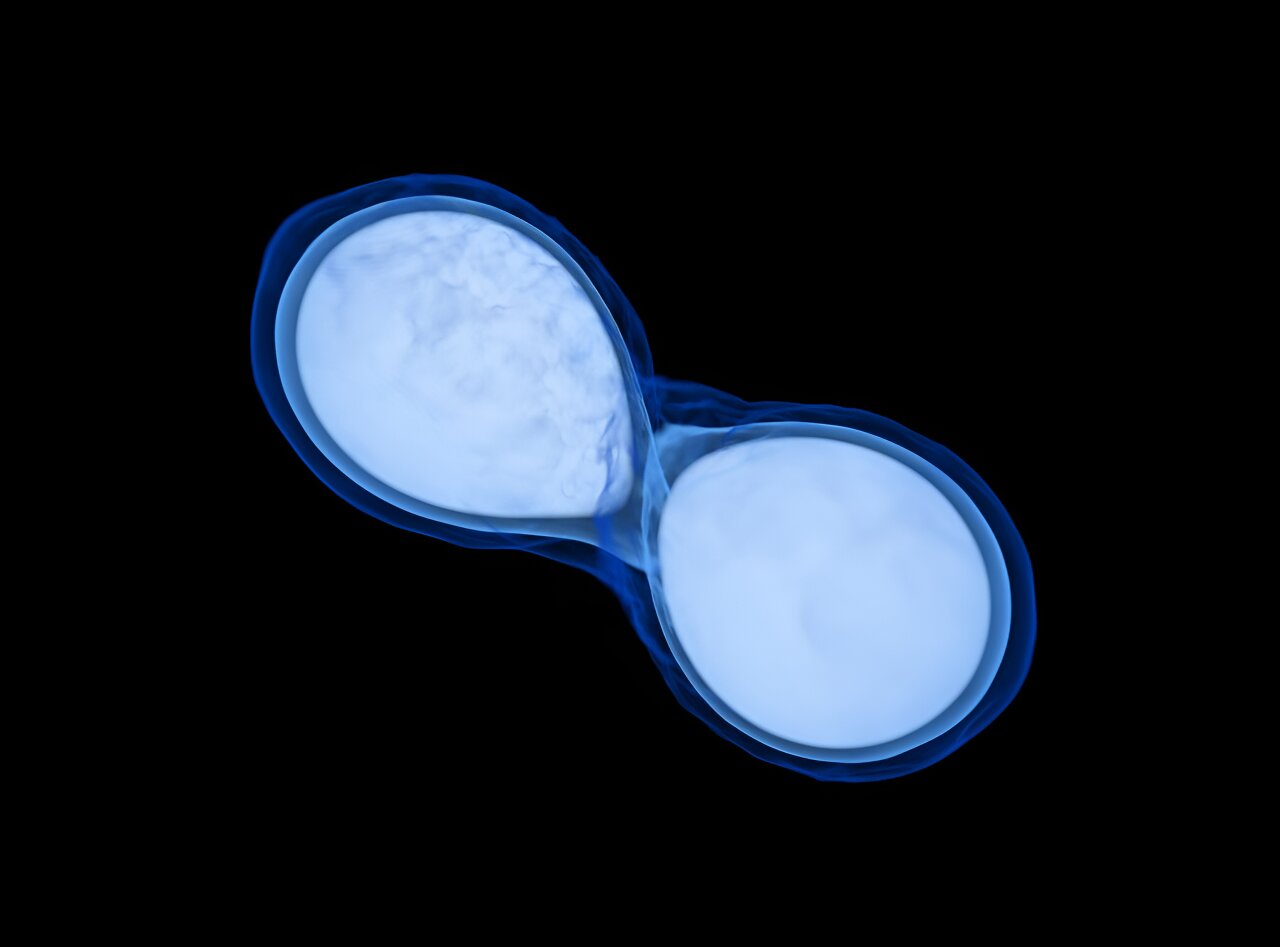 You are currently viewing New simulations reveal hot neutrinos captured during neutron star collisions