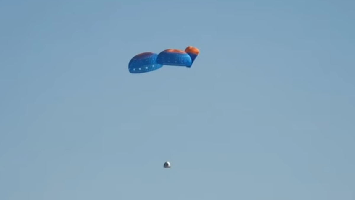 Read more about the article The parachute failed to open during Jeff Bezos’ space tourism return mission