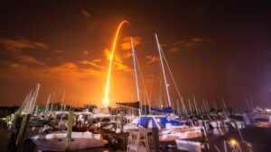 Read more about the article scrub!  The SpaceX Falcon 9 launch aborts just after the Merlin engines ignite