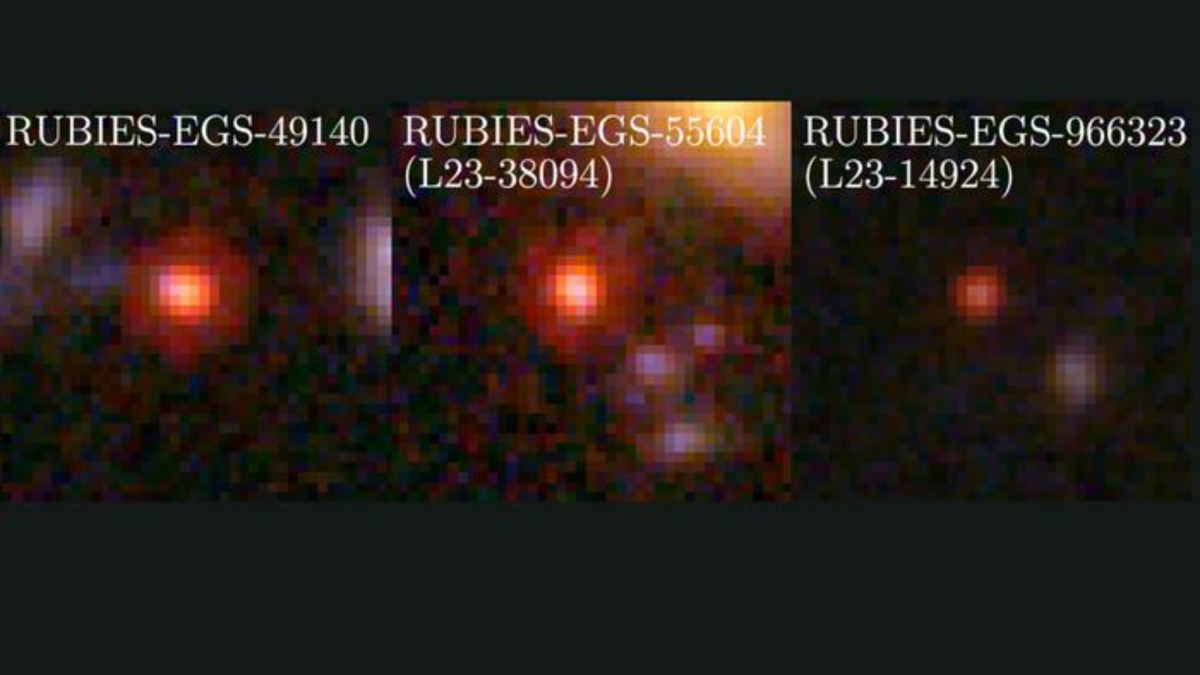 Read more about the article Forbidden black holes and ancient stars lurk in these ‘little red dots’ (image)