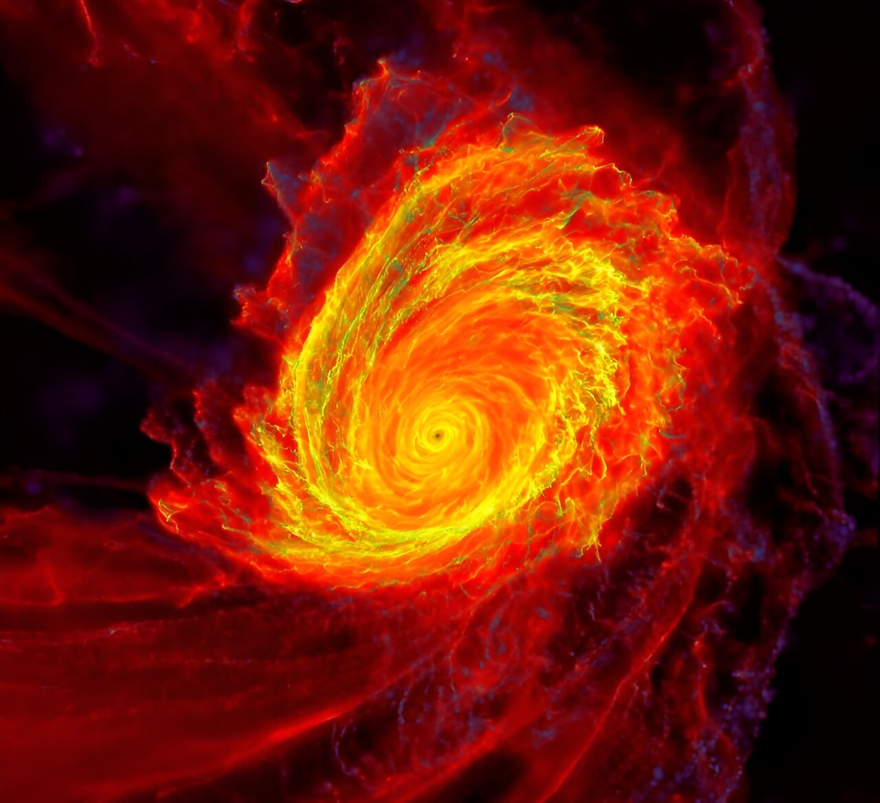 You are currently viewing Space simulation reveals how black holes grow and evolve