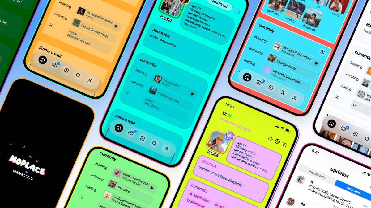 You are currently viewing Noplace, a combination of Twitter and MySpace for Gen Z, reaches #1 on the App Store |  TechCrunch