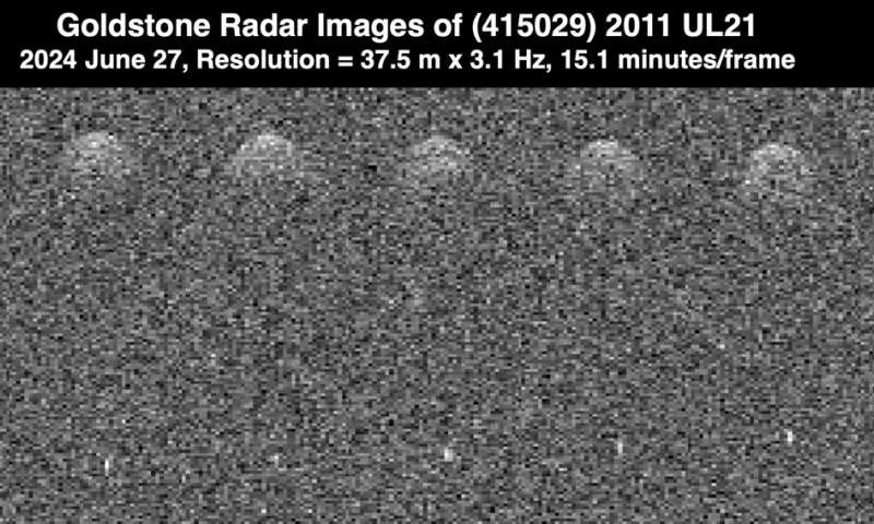 NASA's Planetary Radar tracks the close approaches of two large asteroids