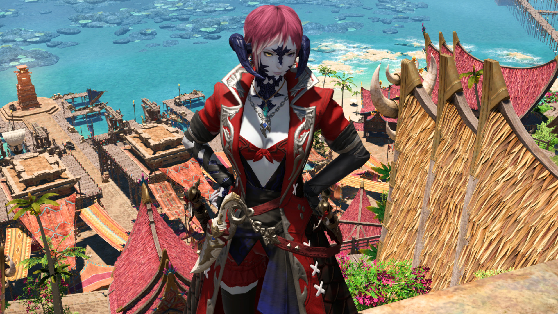 FF14 Dawntrail Job Changes - Au Ra Ninja stands tall in Tuliyollal.