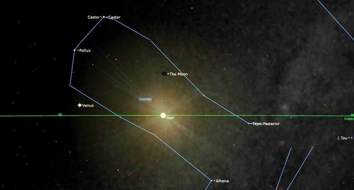 You are currently viewing July 2024 New Moon: Dark skies tonight as Earth is furthest from the sun today