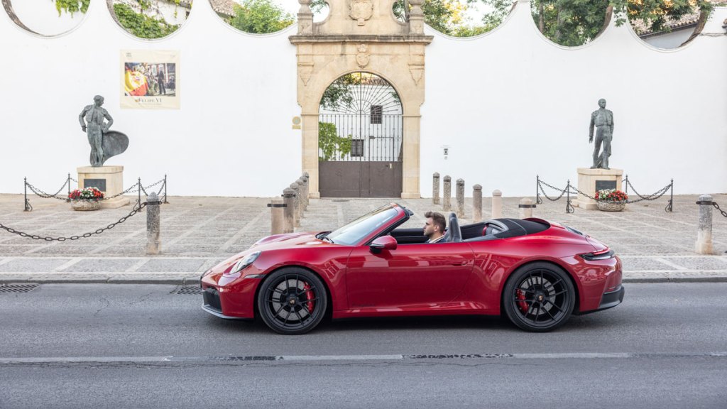 The hybrid Porsche 911 Carrera 4 GTS Cabriolet.