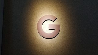 Google logo in black and white under sepia