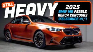 Read more about the article Painting a BMW M5 Frozen Orange doesn’t change the fact that it weighs more than a Ford F-150 – The Autopian