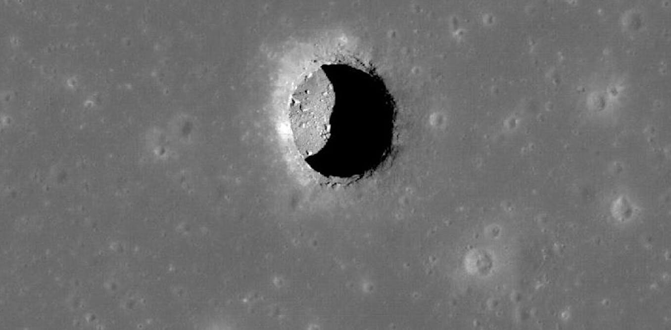 You are currently viewing A cave discovered on the moon opens up new possibilities for human settlement