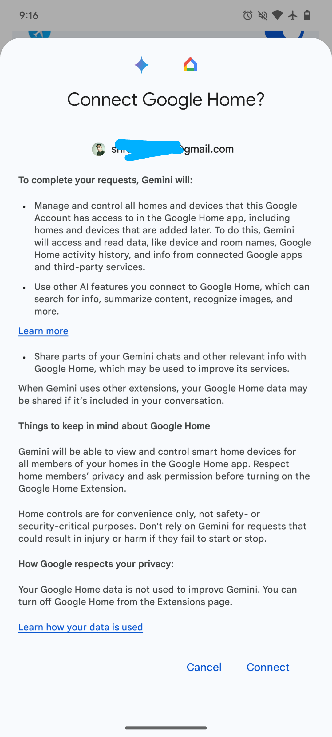 Expiration of Google Gemini Extensions Agreement for Google Home