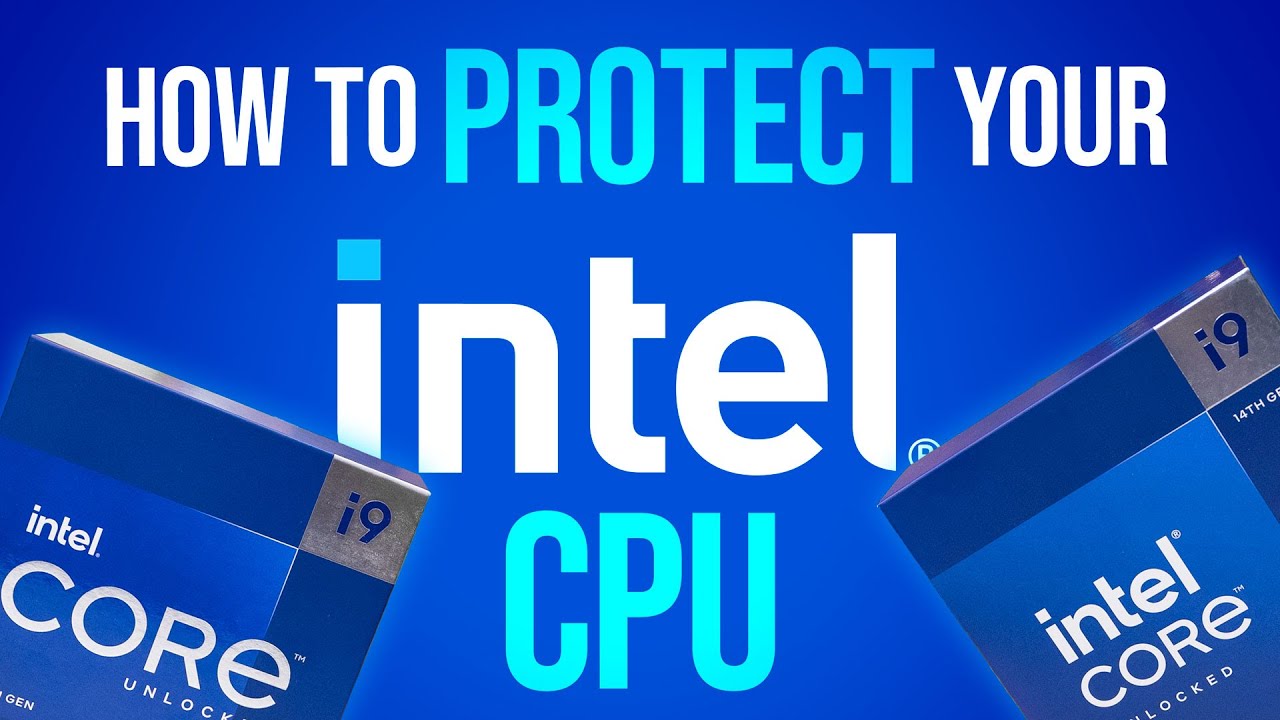 Intel acknowledges processor issues.  How to STOP instability and protect your CPU!  - YouTube