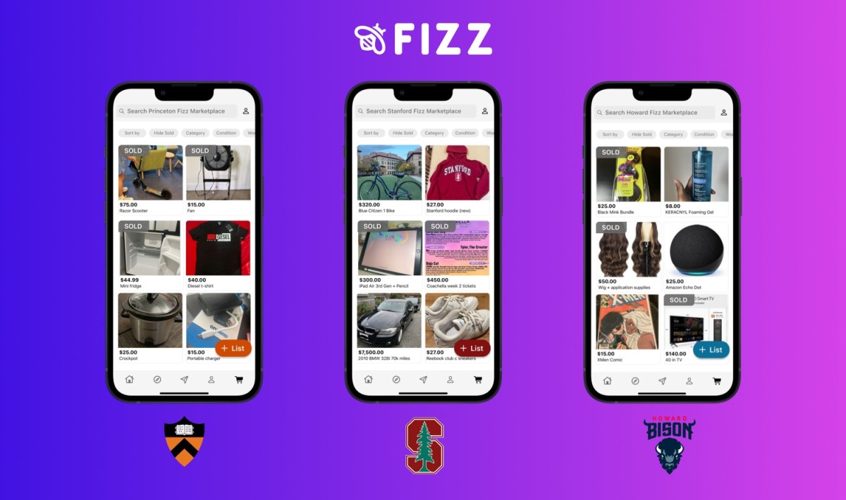 Read more about the article Fizz, the Gen Z anonymous social app, adds a marketplace for students |  TechCrunch