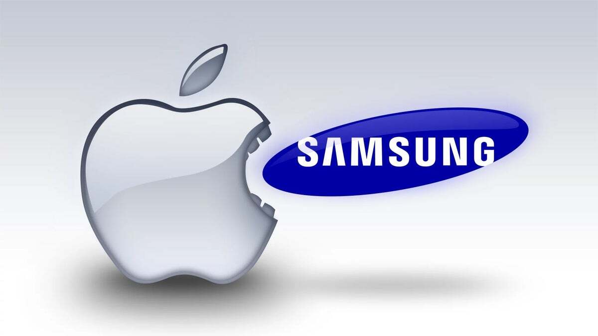 Rivalries are not always gentle.  - Instead of attacking Apple, Samsung should notice the log in its own eye